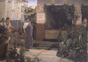Alma-Tadema, Sir Lawrence The Flower Market (mk23) china oil painting artist